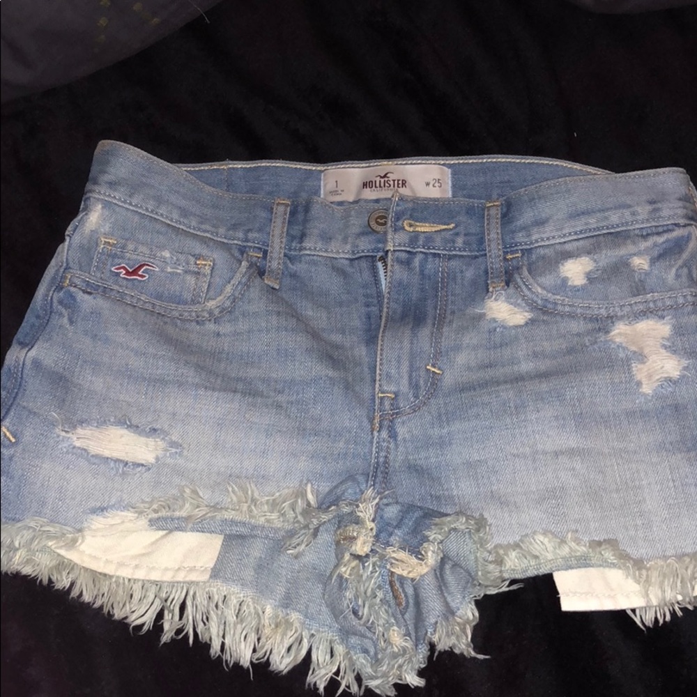 Hollister jean shorts